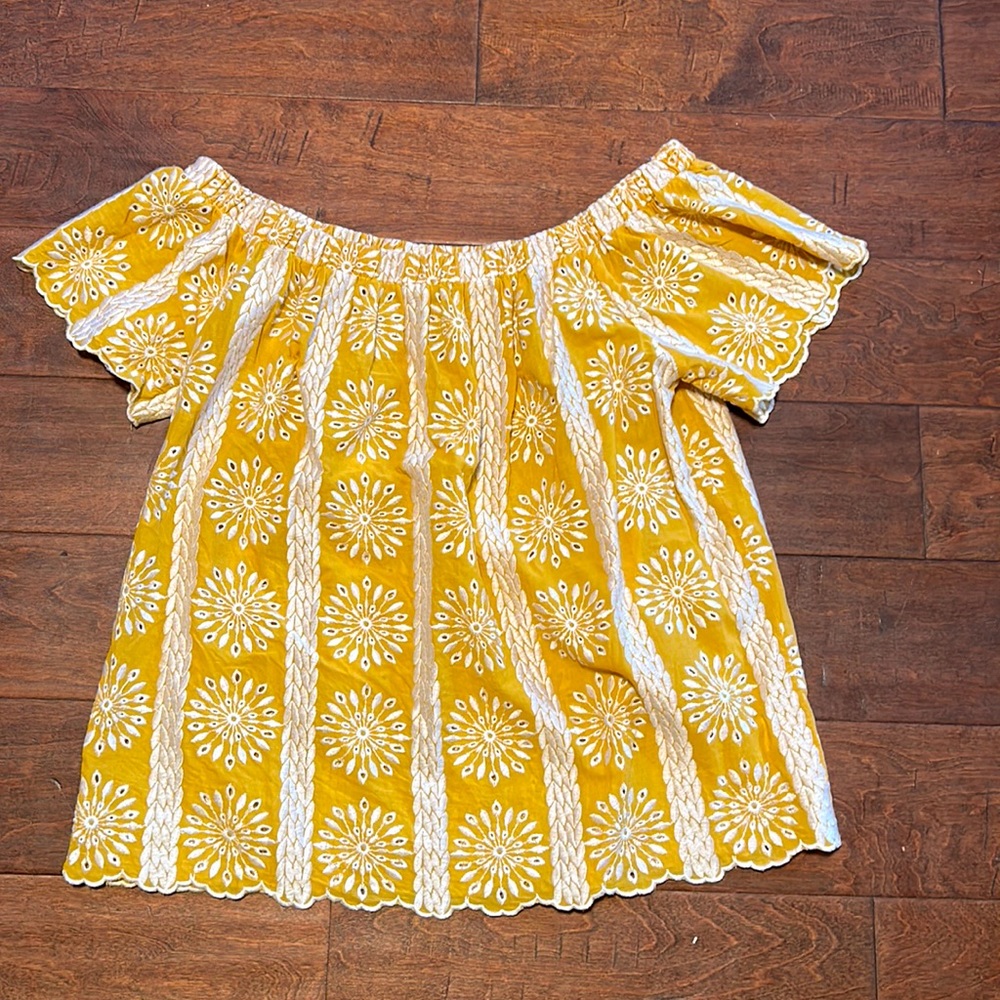 Yellow blouse